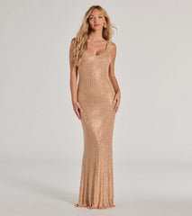 Aurelia Low Back Rhinestone Bodycon Formal Dress