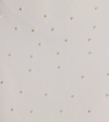 Upscale Company Cowl Halter Faux Pearl Mini Dress