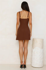 Limited Edition Mini Dress Brown