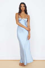 Magnetic Forces Maxi Dress Blue
