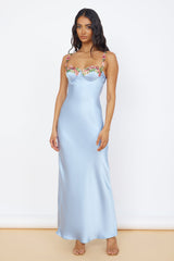 Magnetic Forces Maxi Dress Blue