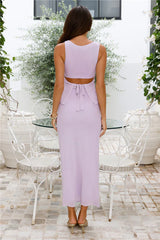 Make You Mine Maxi Dress Lilac