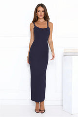 One More Song Maxi Dress Navy
