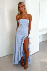 Milford Strapless Maxi Dress - Blue