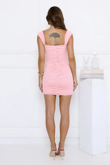 Style Me Also Mini Dress Pink