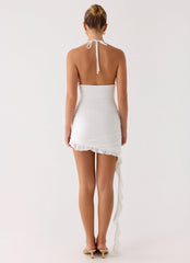 Keep A Beat Mini Dress - Ivory