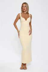 Imperial Glow Maxi Dress Yellow