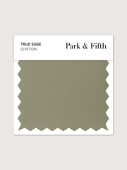 True Sage Chiffon Swatch