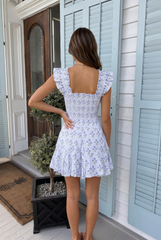Poppy Dress - Blue