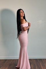 Floral Off-Shoulder Bodycon Maxi Dress