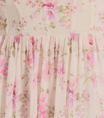 Gwen Sweetheart Ruffle Floral A-Line Formal Dress