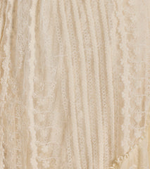 Love Of Details V-Neck Lace-Up Skater Dress