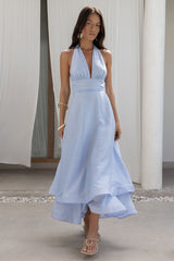 City Lights Calling Maxi Dress Blue