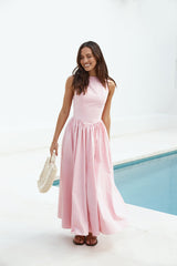 Dawn’s Embrace Maxi Dress Pink
