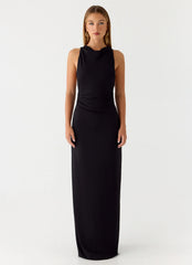 Hidden Agenda Maxi Dress - Black
