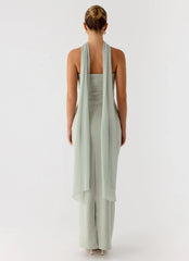 Libra Maxi Dress - Pastel Sage