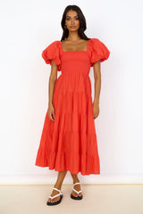 Adela Maxi Dress Red