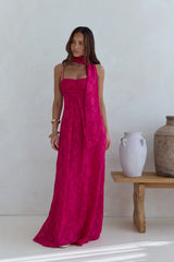 Flirt With Fire Maxi Dress Pink