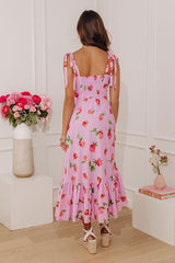 Rose Garden Bliss Floral Midi Dress