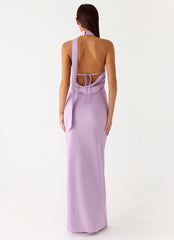 Keena Scarf Maxi Dress - Lavender