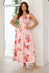 Isn't She Lovely Maxi Dress Pink