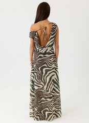 Mernas Maxi Dress - Zebra