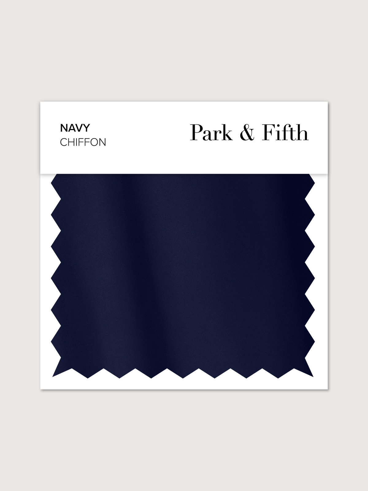 Navy Chiffon Swatch