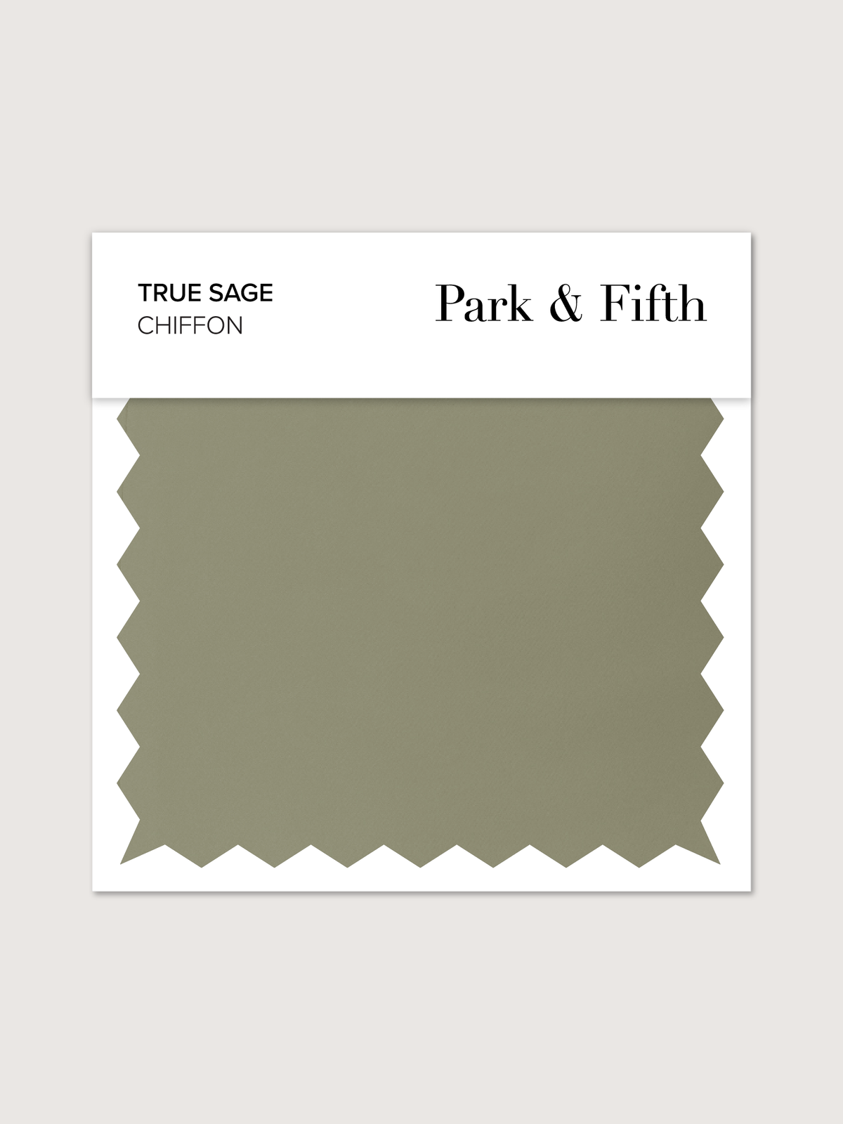 True Sage Chiffon Swatch