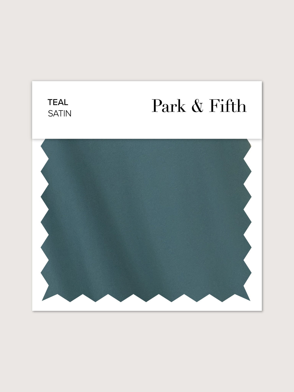 Teal Satin Swatch