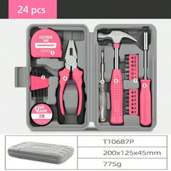 Multi-Functional Gift Tool Combination Set - Home Hardware Kit With Pliers, Adjustable Wrench & Claw Hammer