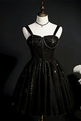 Wine Red Corset Tulle Short Princess Dress