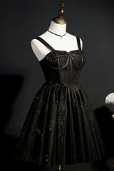 Wine Red Corset Tulle Short Princess Dress