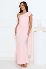 Luxe Frenzy Maxi Dress Pink