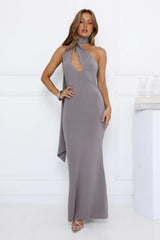 Main Sight Maxi Dress Charcoal