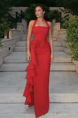 3D Floral Bodycon Maxi Dress