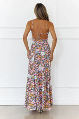 Palm Glow Maxi Dress Floral
