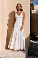 Sunbeam Social Maxi Dress White