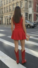 Naples Dress- Red